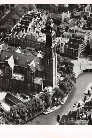 Amsterdam Westertoren 1951 KLM Luchtfoto No. 2793 HC29353 Popularny