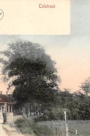 Bodegraven Tolstraat met R.K. Kerk 1900 HC28972 Ekspresowa dostawa