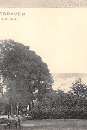 Bodegraven R.K. Kerk Pensionaat in de steigers 1900 HC28970 Szybka dostawa
