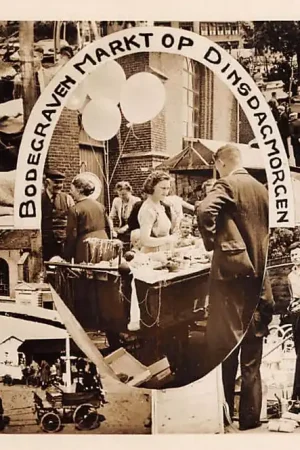 Bodegraven Markt op Dinsdagmorgen Kaasmarkt HC28784 Bezpieczna płatność