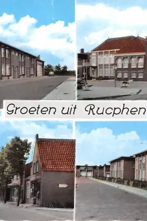 Rucphen Groeten uit 1967 van Marxhemstraat Gemeentehuis Raadhuisstraat Oranje Nassaustraat HC28593 Premium