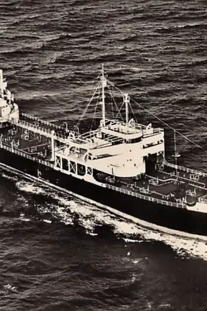 Autentyczny Rotterdam Motortankschip Papendrecht PHs. van Ommeren N.V. 1959 Schepen Scheepvaart HC28577