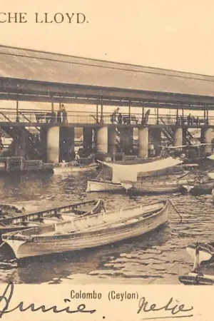 Sri Lanka Ceylon Colombo Haven 1913 Rotterdamsche Lloyd Scheepvaart Schepen Azië HC28289 Popularny