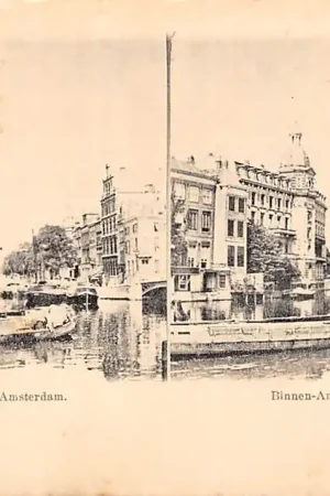 Wyprzedaż Amsterdam Binnen-Amstel Stereo-ansichtkaart HC13232