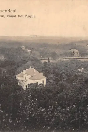 Zwrot pieniędzy Bloemendaal Gezicht op Haarlem vanaf het Kopje 1921 HC5439