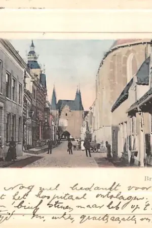 Zwrot pieniędzy Kampen Broederweg 1902 Reliëfkaart HC57477