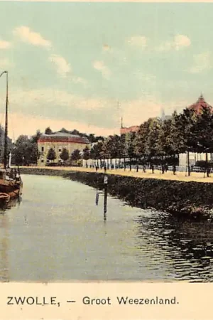 Zwolle Groot Wezenland met binnenvaartschip 1909 HC45754 Ostatnia szansa