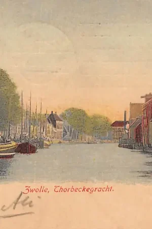 Zwolle Thorbeckegracht begin 1900 HC31541 Zamów teraz