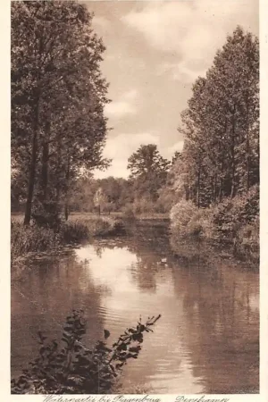 Denekamp Waterpartij bij Piggenbrug 1942 HC21627 Darmowa dostawa