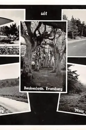 Zwrot pieniędzy Nijverdal Muziektent Over de Berg Berghelling Beukenlaan Eversberg Naar de diepe hel 1956 HC15994