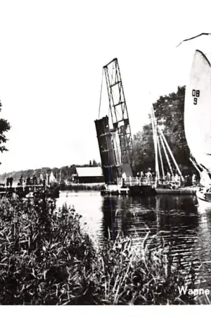 Wysoka jakość Wanneperveen Brug Blauwe Hand 1964 Steenwijkerland HC12761