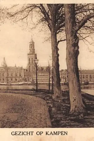 Autentyczny Kampen Gezicht op Kampen 1919 HC7313