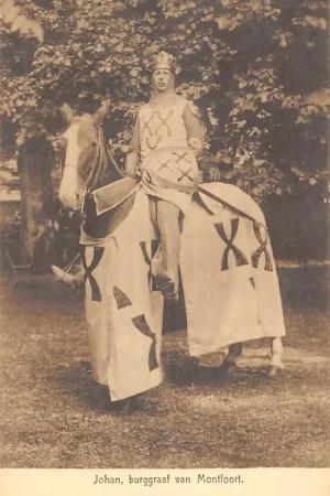 Utrecht Lustrumfeesten 1911 Het beleg van Utrecht in 1345 Johan, burggraaf van MontfoortHC58170 Promocja