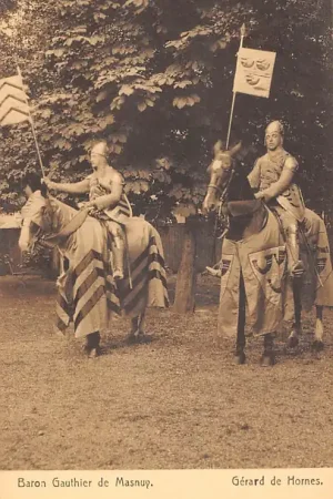 Utrecht Lustrumfeesten 1911 Het beleg van Utrecht in 1345 Baron Gauthier de Masnuy Gerard de Hornes HC58168 Szybka dostawa