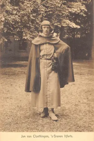 Utrecht Lustrumfeesten 1911 Het beleg van Utrecht in 1345 Jan van Cloetinghen 's Graven lijfarts HC58164 Oryginalny