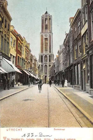 Ekspresowa dostawa Utrecht Zadelstraat met Dom 1903 HC55597