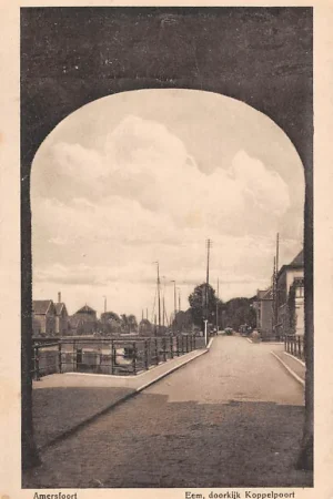 Amersfoort Eem doorkijk Koppel poort 1918 HC54204 Tylko dziś