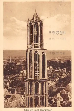 Zwrot pieniędzy Utrecht Met Dom toren 1926 HC54133