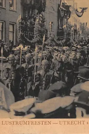 Utrecht 1906 Lustrumfeesten Studenten Tulp Maskerade De Triomftocht van Germanicus in Rome 17 na Chr. HC53377 Wysoka jakość
