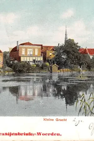 Autentyczny Oudewater Kleine Gracht 1905 HC49956