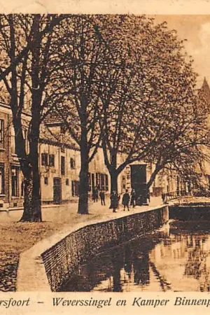 Amersfoort Weverssingel en Kamper Binnenpoort 1923 HC44859 Rabat