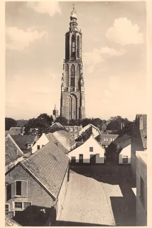 Amersfoort O.L. Vrouwetoren De Lange 1946 HC40403 Autentyczny
