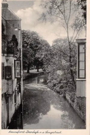 Amersfoort Doorkijk v.a. Langestraat 1943 HC40447 Bezpieczna płatność