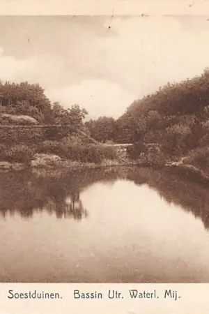Autentyczny Soestduinen Bassin Utrechtsche Waterleiding Maatschappij 1930 Soest HC40200