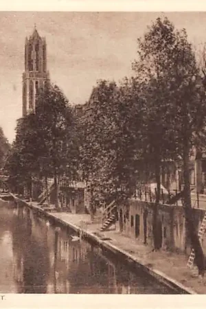 Utrecht Oude Gracht met Dom 1932 HC33652 Oferta
