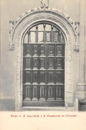 Utrecht Deur v.d. sacristie i.d. Domkerk te Utrecht 1900 HC18724 Ostatnia szansa