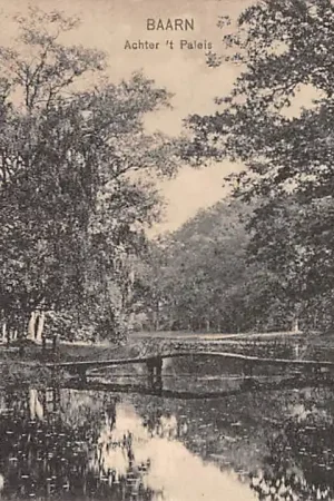 Baarn Achter 't Paleis Soestdijk 1914 HC17811 Oryginalny