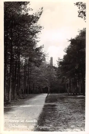 Austerlitz Groeten van 1960 Gedenkteken van Napoleon Pyramide Maarn Zeist 1960 HC17792 Promocja