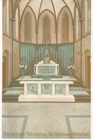 Amersfoort Priesterkoor Retraitehuis St. Alphonsus 1947 HC7592 Wysoka jakość