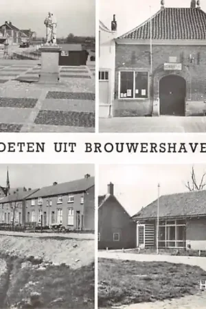 Brouwershaven Havenplein Heerenweg Stadswaag en Jagershuis Het Dokter Ittmanns-huis HC61459 Premium