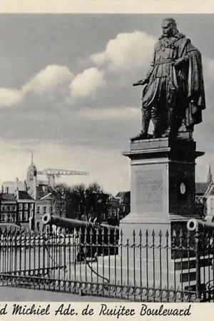 Vlissingen Standbeeld Michiel Adr. de Ruijter Boulevard HC53064 Oryginalny