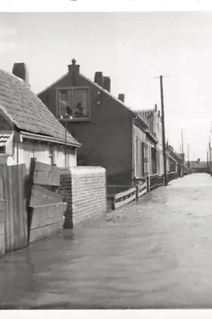 Szybka dostawa Sint Annaland Tholen Inundatie 1944 Nieuwe Pad Originele foto HC47139