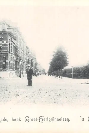 's-Gravenhage Waldeck-Pyrmontkade hoek Groot-Hertoginnelaan 1900 HC32528 Tani