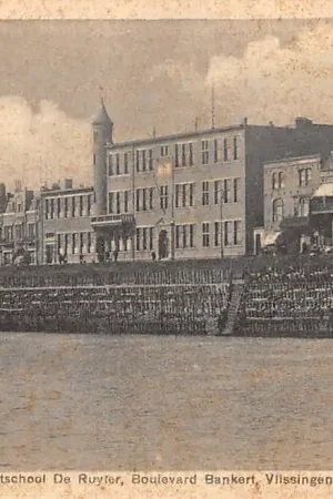 Autentyczny Vlissingen Zeevaartschool De Ruyter Boulevard Bankert HC31247