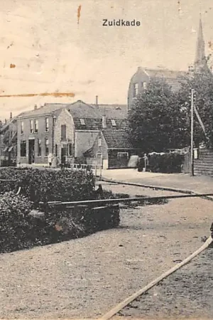 Wysoka jakość Boskoop Zuidkade met kinderen 1918 HC61822