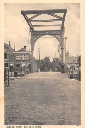 Driebruggen Ophaalbrug 1932 Reeuwijk Bodegraven HC61667 Bezpieczna płatność