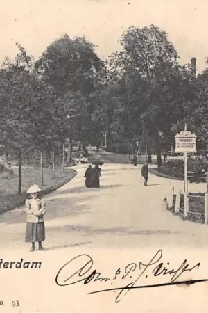 Wyprzedaż Rotterdam Nieuwe Plantage begin 1900 Vlieger No. 93 HC61315