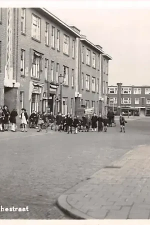 Den Haag Hilversumsche Straat met bewoners en kinderen HC61311 Oryginalny
