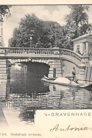 's-Gravenhage Boschbrug 1900 HC60432 Oryginalny