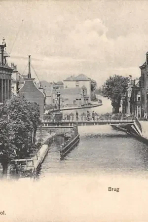 Boskoop Brug over de Gouwe 1905 HC60277 Oferta limitowana