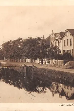 Boskoop Rozenlaan vanaf Biezen 1915 HC60298 Tylko dziś