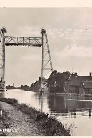 Waddinxveen Doorkijk Hefbrug Gouwe 1950 HC59953 Oferta