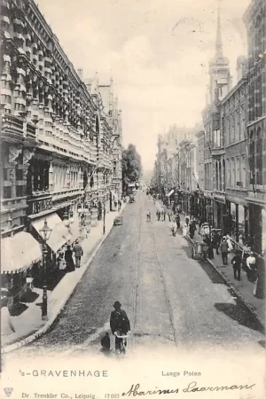 's-Gravenhage Lange Poten 1902 HC57331 Wysoka jakość