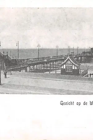 Scheveningen Gezicht op de Wandelpier 1900 's-Gravenhage HC57312 Wyprzedaż