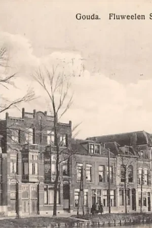 Ekspresowa dostawa Gouda Fluweelensingel hoek' Klein Amerika 1914 Stoom wasserij De Rijzende Zon voor de noodlottige ketelontploffing HC57356