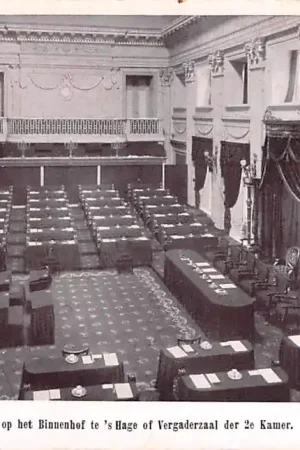 Tani 's-Gravenhage Troonzaal op het Binnenhof te 's Hage of Vergaderzaal der 2e Kamer HC57342